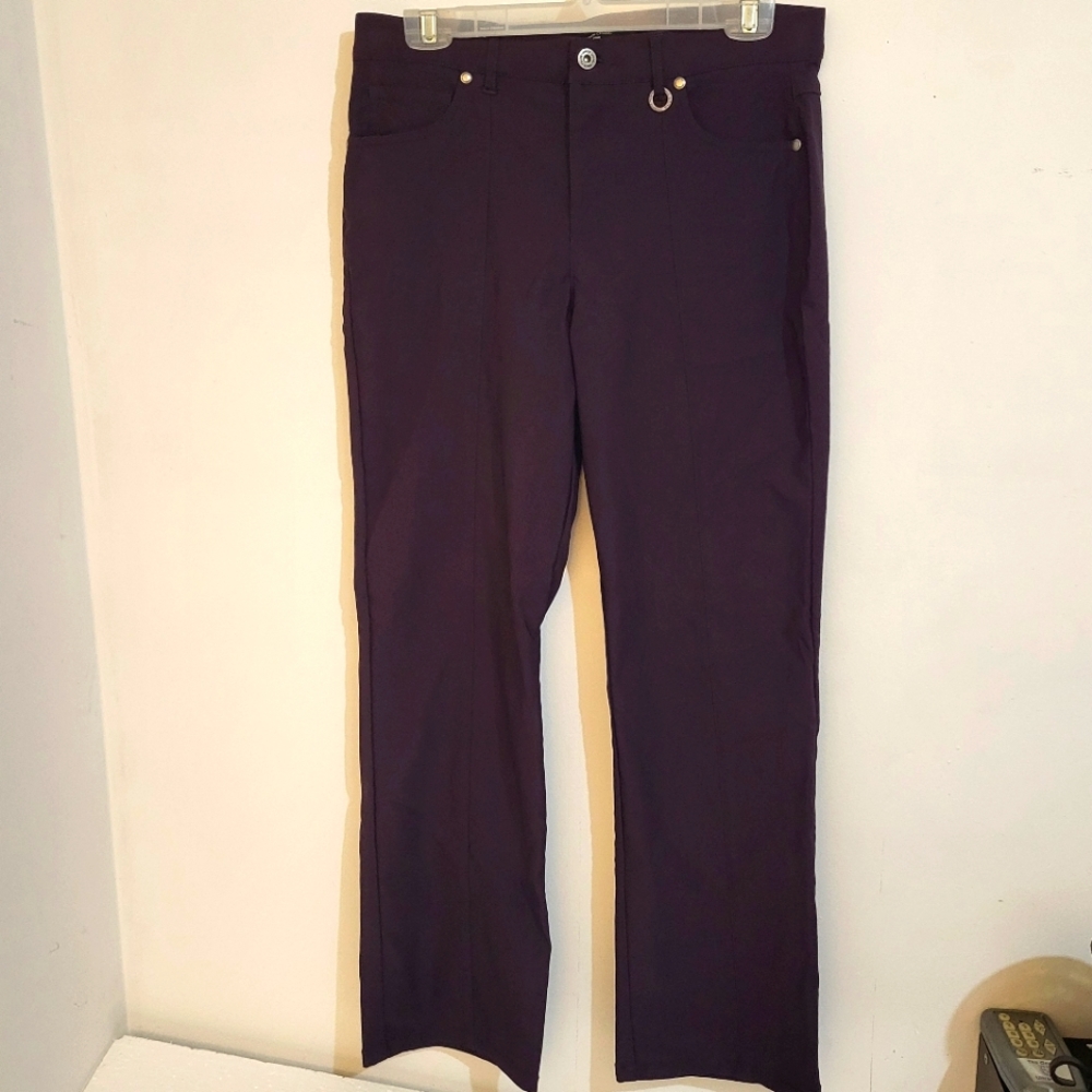 Simon Chang purple denim pants